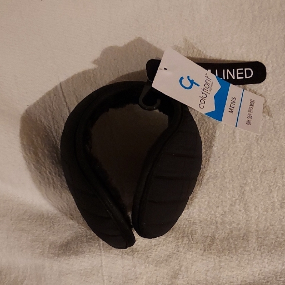 Coldfront Black Men's Ear Warmers